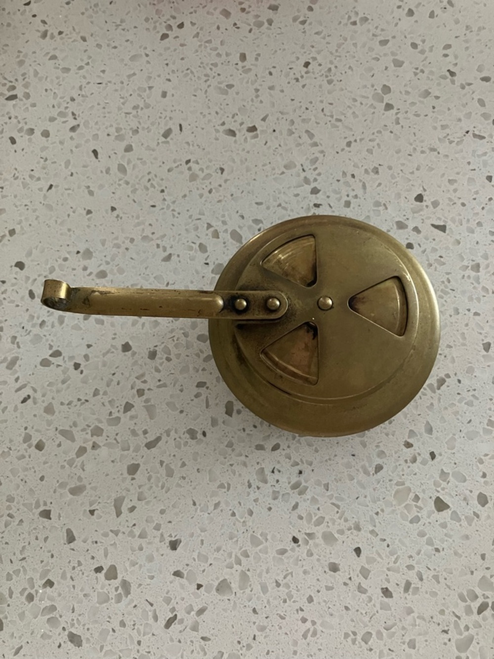 Vintage Brass Chafing Dish Warmer